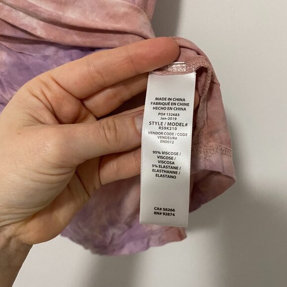 Splendid Pink & Purple Tie Dye Tank Size XS - Picture 3 of 4